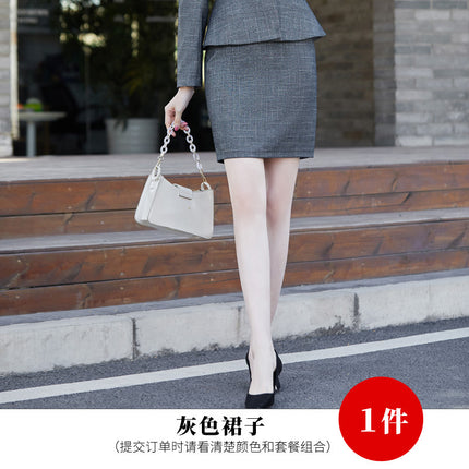 Jewelry store overalls women's high-end spring, autumn and winter slim temperament beauty salon front desk reception manager Professional Suit