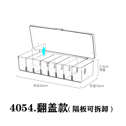 Color Paper Storage Box Desktop Acrylic Peripheral Card Postcard Transparent Dustproof Badge Millet Display Box