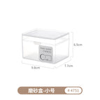 Frosted small size [can hold cotton swabs] 1 piece