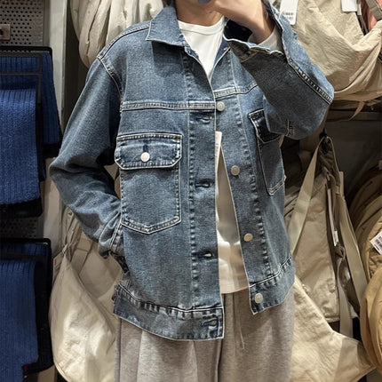 2025 Spring New Men's and Women's Denim Jackets/Washed Products Casual Jackets Couple Jackets 475034