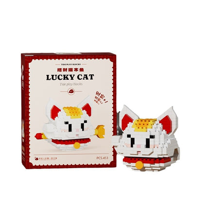 Compatible with Lego Gongde Muyu fashion lechuang New year building blocks doll creative decoration children's toys New Year gift