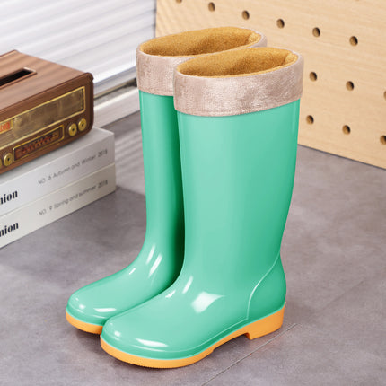 Multicolor High Rain Boots, Labor Protection Boots, Lightweight Pvc Anti-Slip Mesh Lining, Women's Rain Boots, Kitchen Cleaning Water Boots, Rubber Shoes