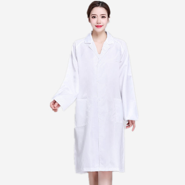 Anti-static clothing, lab coat, blue and white dust-free clothing, dust-free clothing, electric work clothing, dust-proof clothing, yellow electrostatic clothing, work uniform