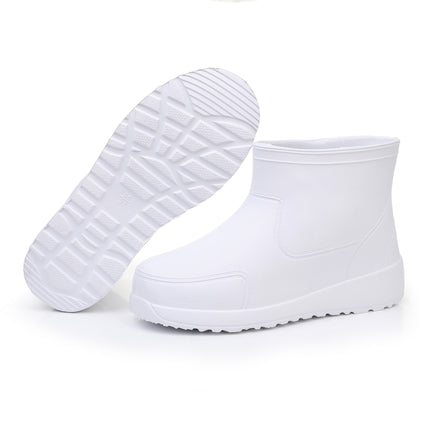 Rain Boots, Fishing Overshoes, Waterproof, Non-Slip, Wear-Resistant, Kitchen Aquatic Food Hygiene Water Shoes, Labor Protection Construction Site Rubber Shoes, Rain Boots