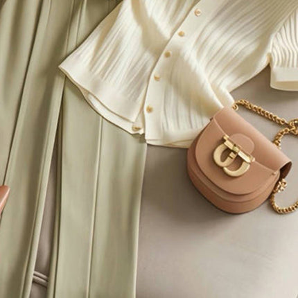2024 New Style Elegant Wear a Set of Slimming Age-reducing Fashionable Salt Light Mature Casual Two-piece Suit Women's Summer
