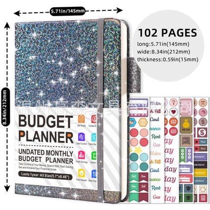 Cross-border Magic Cash Budget Notebook Monthly Plan Amazon Planner Week Plan English A5 Notepad