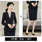 Black suit + 1087 black skirt / S