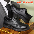 Black lace-up summer hollow / 38