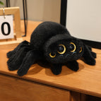 See description for details / Black four-eyed spider doll (16*25cm)
