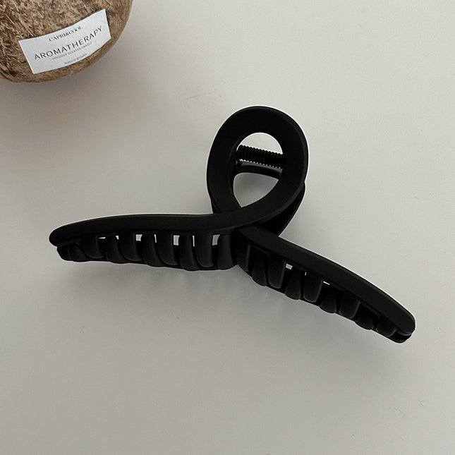 Large Grab Clip Black Simple Hair Clip Large Hair Clip Headwear Head Hair Shark Clip Hair Multi-Hair Accessories