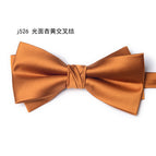 J526 glossy apricot cross knot