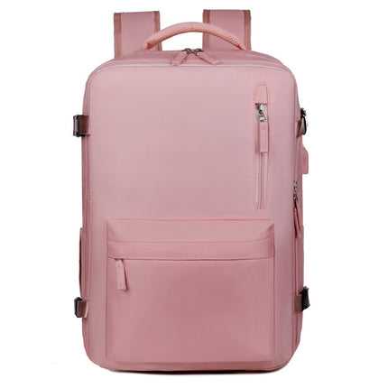 Cross-Border Simple Large-Capacity Business Commuter Backpack High-End Backpack Men's Travel Bag Multi-Functional Computer