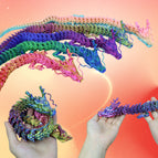45cm Chinese dragon random color one/no beard
