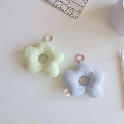 Korean Style Ins Style Original New Hollow Cream Flower Pendant Cute Milk Huhu Creative Bag Hanging Ornaments