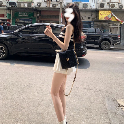 Summer salt-based light ripe tea-based wear a set of milk-based lively age-reducing slightly fat slimming meat-covered skirt for children
