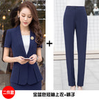 sapphire blue suit sapphire blue pants / S