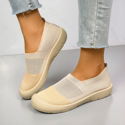 Women's Shoes, New Summer Style, Versatile Casual Shoes, Cross-Border Soft-Soled Mom Shoes, Slip-On Foreign Trade Shoes, Flat and Comfortable