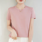 Round neck cherry blossom pink / S