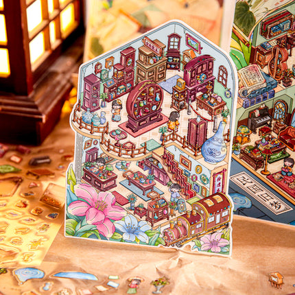 Mr. Mo Yan's New 3D Landscape Stickers Kaleidoscope Series Fun Original DIY Stress-Relief Stickers