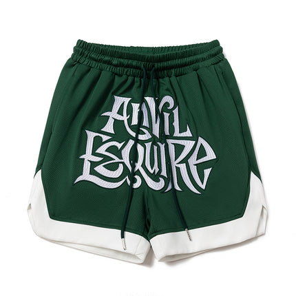 American-Style Shorts Hip-Hop Trendy Brand 2026 Spring New Basketball Shorts Men's High Street Loose Casual Sports Pants