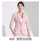 One-piece light pink suit / S