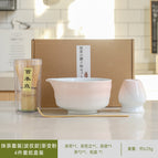 Matcha set|Corrugated style|Gradient powder|4 piece set in carton
