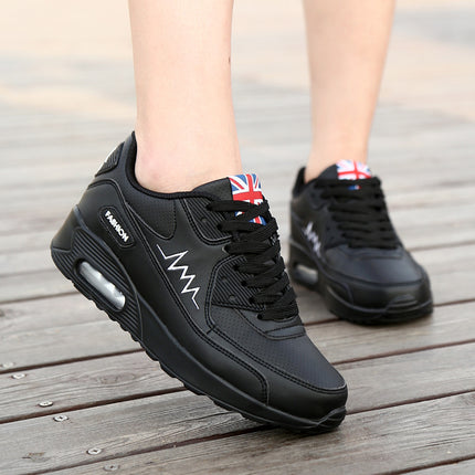 Women's Casual Shoes, Four-Season Shoes, New Women's Shoes, Fashionable Korean Style White Shoes, Low-Top Air-Cushioned Sneakers