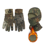 Green python pattern headgear + gloves / Free size