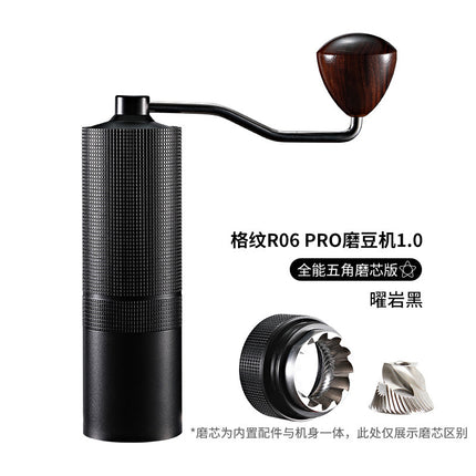Cross-border hand grinder external adjustment coffee bean grinder stainless steel hand grinder seven star ghost tooth hand punch coffee machine