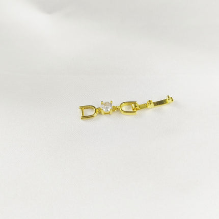 Joker bracelet necklace extended chain plated real platinum zircon 3cm lengthened first jewelry button accessories factory outlet