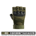 Soft shell half finger military green / XL