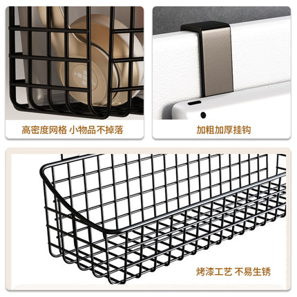 Cabinet Door Rear Hanging Basket Storage Frame Dormitory Artifact Bedside Hanging Basket Kitchen Bathroom Multifunctional Finishing Storage Basket