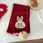 Little rabbit hanging ball red