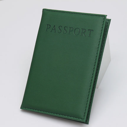 Leather Passport Cover, Passport Bag, Logo Wholesale, English Pu Leather Passport Holder, Amazon Cross-Border Card Holder