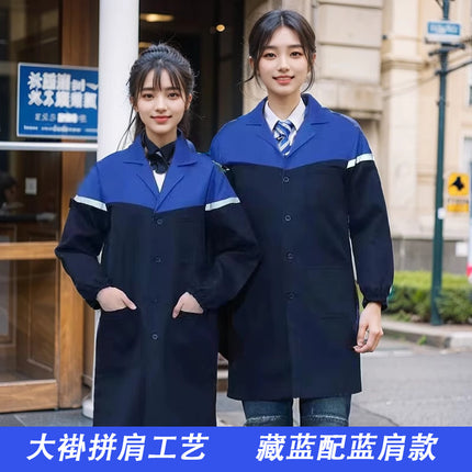 Work Clothes, Long Coat, Men's Camouflage Coveralls, Wear-Resistant Long-Sleeved Apron, Warehouse Manager, Thickened, Wear-Resistant and Anti-Fouling