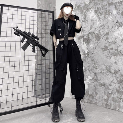 Women's Summer Thin Overalls for Small People, Loose Straight Wide Legs, High Waist, Slim Casual Harem Leggings, Autumn Fashion Trend