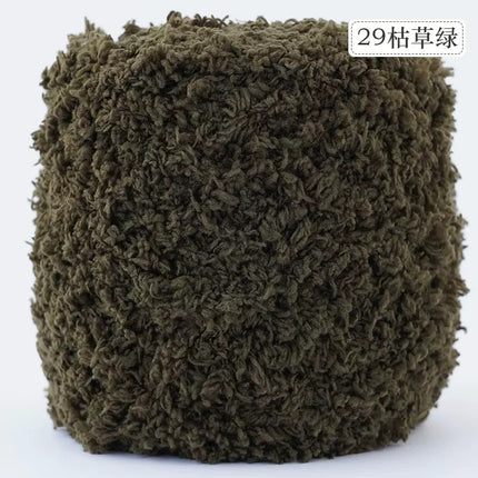 3 strands of coral fleece baby scarf coarse wool hand woven towel line baby sweater in stock wholesale