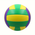 B thick yellow green purple volleyball