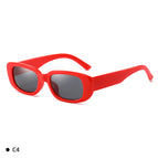 Big red frame gray film