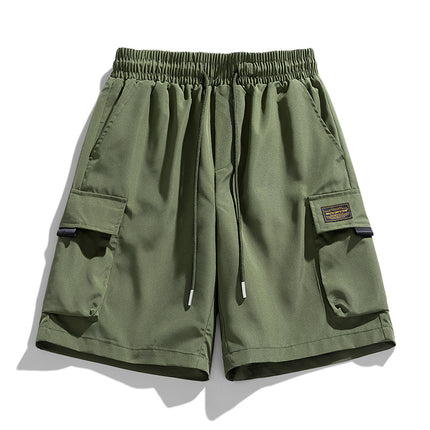 Summer New Men's Shorts Japanese Tooling Pants Loose Straight Thin Breathable Fashionable All-match Casual Pants