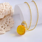 Necklace/gold light yellow (weight 7.5 grams)
