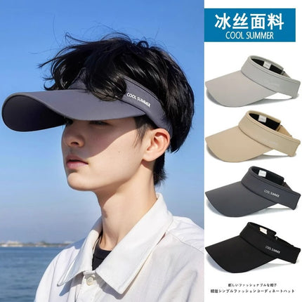 Summer Sun Protection Hat Outdoor Sports Running Women's Hat Sun Protection Sun Hat Men's Empty Top Peaked Hat Sun Hat