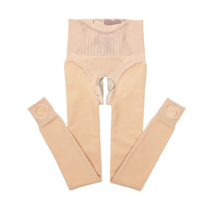 Open Water Light Socks plus size Light Leg Artifact Autumn and Winter Naked fleece-lined High Waist Abdomen Tinker Outer Wear Free Thickened Leggings