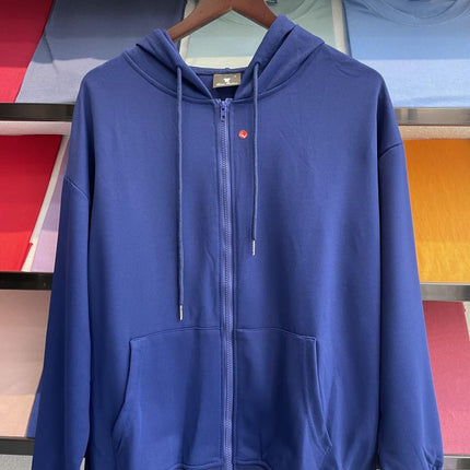 Twill Zipper Hooded Sweater Spring and Autumn Class Clothes Custom Printed Logo Hooded Sweater Custom Printed Hoodie