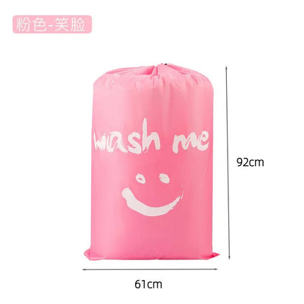 Cross-Border Storage Laundry Bag Waterproof Oxford Cloth Portable Travel Storage Bag Moving Drawstring Drawstring Dirty Clothes Bag