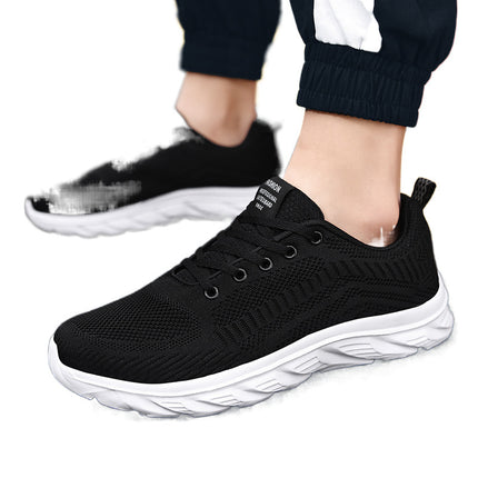 Men's Shoes 2024 Autumn New Mesh Breathable Sports Casual Shoes Men's Soft Sole Running Shoes