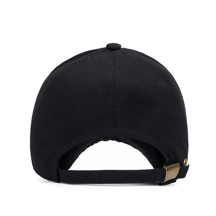 Spring and summer new outdoor fishing extended brim baseball cap men's and women's leisure sun hat cotton canvas cap