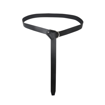 Medieval Cross Knight Sword Belt Sword Hanging Pu Leather Viking Sword Drag Gloff Belt cospaly Match