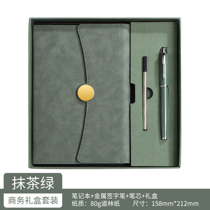 Gift Notebook Set, Corporate Notepad, Office Business Gift Box, Simple Logo, Creative Planner, Light Luxury