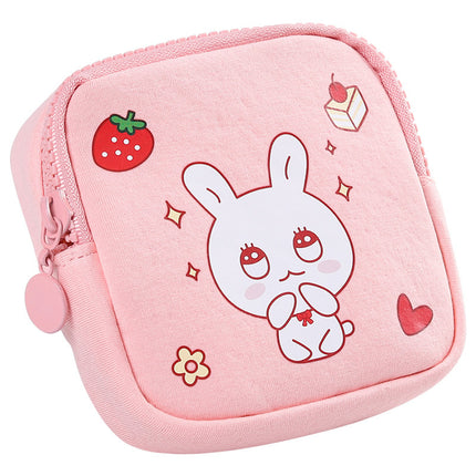 Cute Sanitary Napkin Storage Bag Instagram Style Portable Carry-on Going Out Mini Bag Aunt Napkin Bag Student Monthly Affairs Bag
